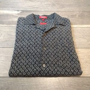IZOD Men's geometric pattern 100% silk SZ L